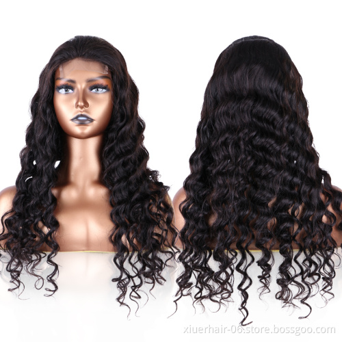 Natural Hair Wholesale Brazilian Front HD Closure for Black Women Pre Plucked 4x4 Human Hair Lace Wig